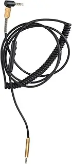 Happyyami Mm Audio Cable Extension Wire for Headset Spring Flexible in-line Control Replace