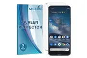 [Set of 3] Nokia 8.3 5G Ultra Clear Screen Protector Film by MEZON Case Friendly, Shock Absorption (Nokia 8.3 5G, Clear)