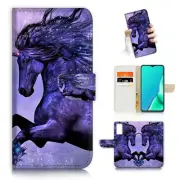 ( For Vivo Y11s ) Flip Case Cover AJ23474 Tribal Horse