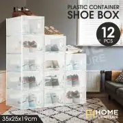 Stackable Shoe Box Storage Sneaker Display Plastic Stackable Organizer Container