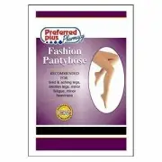 Fashion Pantyhose Closed Toe 15-20mmhg Black Queen Plus