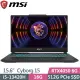 MSI Cyborg 15 A13VE-650TW (i5-13420H/16G/512G SSD/RTX4050 6G/15.6吋FHD/W11)