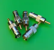 (5 PCS) RCA Male to BNC Female Connector - USA Seller