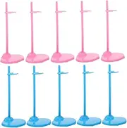 ADOCARN 20pcs Doll Stand Stand Support Doll Support Doll Support Bracket Doll Display Racks Fish Tank Decorations The Mannequin Figurine Display Stand Dress Model Display Plastic
