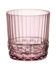 Bormioli Rocco America '20S Lilac Rose Dof Drinking Glasses (Set Of 6)