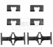 Brake Pad Fitting Kit Rear FOR HONDA PRELUDE III 2.0 87->92 BA B20A4 B20A7 BB