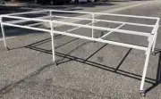 Easy 4' x 8' , 4' x 4' Quick Fit Rolling Flood Table Stand for Hydroponic Trays