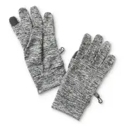 Men's Touch-Screen Gloves Space-Dyed Sizes M/L & L/XL Gray NWT