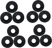 Levemolo 12 pcs Silicone Gaskets for Guitar Strap Buttons Durable and Easy to Install Buckle Gasket Prevents Slipping and Protects for Secure Fit