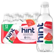 Hint Fruit-Infused Bottled Water, Watermelon - Sugar Free Flavored Water with Ze