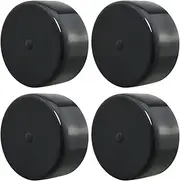 4pcs Bearing Protector Caps 1.98" Black Rubber Caps Trailer Wheel Hub Dust Covers for Bearing Protector
