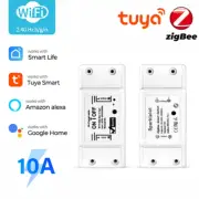 10A Tuya Zigbee Wifi Smart Switch Tuya Smart Life APP Remote Control Smart Switc
