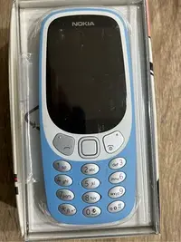 在飛比找Yahoo!奇摩拍賣優惠-Nokia 3310 3G 藍色80成新英文機