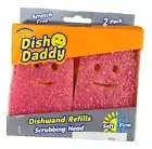 Scrub Daddy Dish Wand Refill Heads Pink Soap Dispensing Dish Scrubbing Head