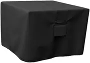 WeiLaiKeQi Fire Pit Table Cover Protection Firepit Cover Fire Bowl Cover for Outdoor Garden