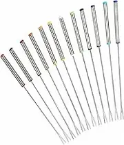 Daseeme Stainless Steel Fondue Forks (Set of 12)