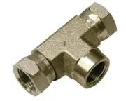 Apache 39035912 Steel Universal Hydraulic Adapter 3/8 Female x 3/8 Female in.