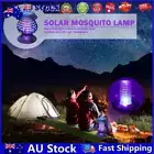 Bug Zapper Solar Powered Portable Outdoor Mosquito Killer Fly Trap Lantern