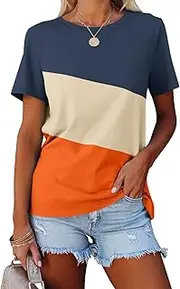 [ORANDESIGNE] Women's Casual Long Sleeve Quarter Zip Sweatshirts Stand Collar Pullover Tunics Tops with Pocket