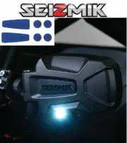 Blue Seizmik Pursuit Night Side Mirrors- 2013-2019 Polaris Ranger 900 XP / Crew