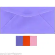 BULK DL Envelopes 500 Coloured Variations Banker 220mm x 110mm 8.5 x4.2" New