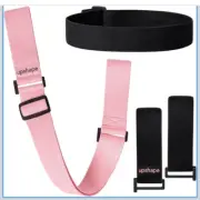 Upshape Black & Pink Ribbon All in One Resistance LongBands Trainers Hip Thrust