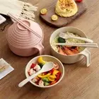 Bowl Spoon Fork Instant Noodle Cup Bowl Soup Bowl Student Lunch Box Bento Box