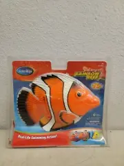 Swim Ways Rainbow Reef Real-Life Swimming Action Orange Clown Fish Vintage 2006