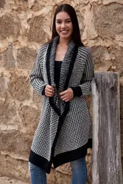 Checkerboard Cardi--ALL-6431649