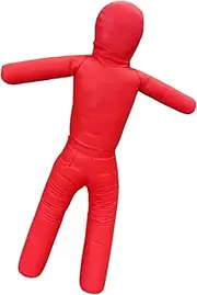 Frediuo Unfilled Wrestling Dummy Grappling Training Aid Multipurpose Equipment Punching Bag Boxing Dummy for Practicing MMA Throwing