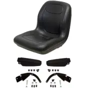 AM107759 Black High Back Seat Flip Up Arm Rests Fits John Deere KT-SEQ90-0004_01