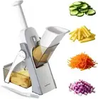 Safe Mandoline Slicer, Potato Chip Slicer Maual Vegetable Food Cutter Adjustable