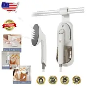 Handheld Garment Steamer with Retractable Hook - For All Fabrics & Easy Storage