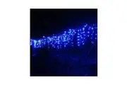 200 LED Icicle Christmas Rope Light & Memory BLUE