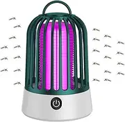 Bug Zapper, Outdoor Indoor Electric Mosquito Zapper, Portable Rechargeable Bug Zapper, Fly Trap, Waterproof Insect Killer, Electric Fly Zapper for Home, Patio, Camping
