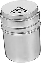HEALSOPTHY Stainless Steel Spice Jar Airtight Seasoning Container with Rotatable Top for Storing Spices Herbs and Condiments Kitchen Travel