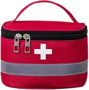Medicine Bag, Travel Pill Case, Compact Storage Box, Organizer for Bottles, Daily Tablet Holder, Zip Carry Case, Home Health Kit, Portable Caddy, Lightweight Fabric