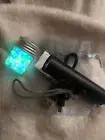 365nm UV BLACKLIGHT FLASHLIGHT with Charger & Jar ofReactive Luminous Stones