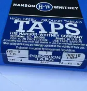 HANSON WHITNEY 7/8-9 Set (3 pcs.) #30015 Precision Taps