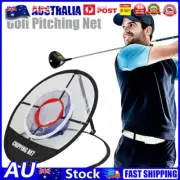 3 Layer Chipping Pitching Training Cage Foldable Golf Practice Net w/Storage Bag