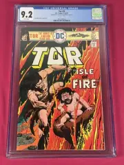 DOUBLE COVER! 1975 TOR #3 CGC 9.2 WHITE - JOE KUBERT - The Caveman, Isle of Fire