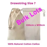 Bulk Drawstring Calico Bag Wholesale Drawstring Calico Bags S7 H20* W10cm 200+