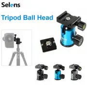360° Swivel Camera Phone Stand Tripod Ball Head Hot Shoe Bracket Magnesium Alloy