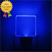 2 Pack 0.5W Plug in LED Night Light with Dusk to Dawn Sensor Blue