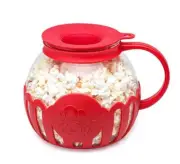 NWT Ecolution Micro-Pop Popcorn Popper for Microwave 1.5 Qt Instructions Recipes