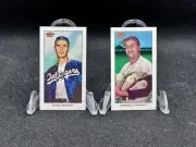 2024 Topps T206 LA Dodgers 4 Card Lot (Koufax, Campanella, Kershaw, Smith)