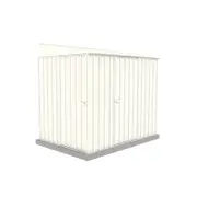 Absco Sheds 1.52mW x 2.26mD x 2.06mH Surfmist Narrow Double Door Garden Shed