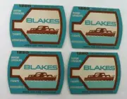 Vintage Lot Set of 4 Blakes Holiday Hire Craft Beer Mat Coasters Man Cave