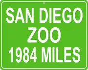 San Diego Zoo in San Diego, CA - distance to your house