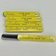 Sheaffer's Fineline .9mm Long Thin Leads Blue F15 Pencil - 45 in 5 Tins Lot